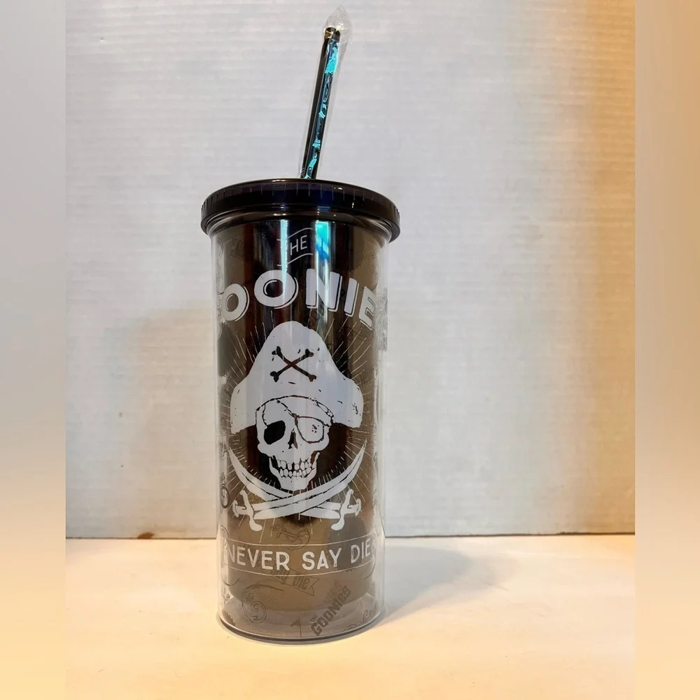 The Goonies never say die 20 oz travel tumbler NWT